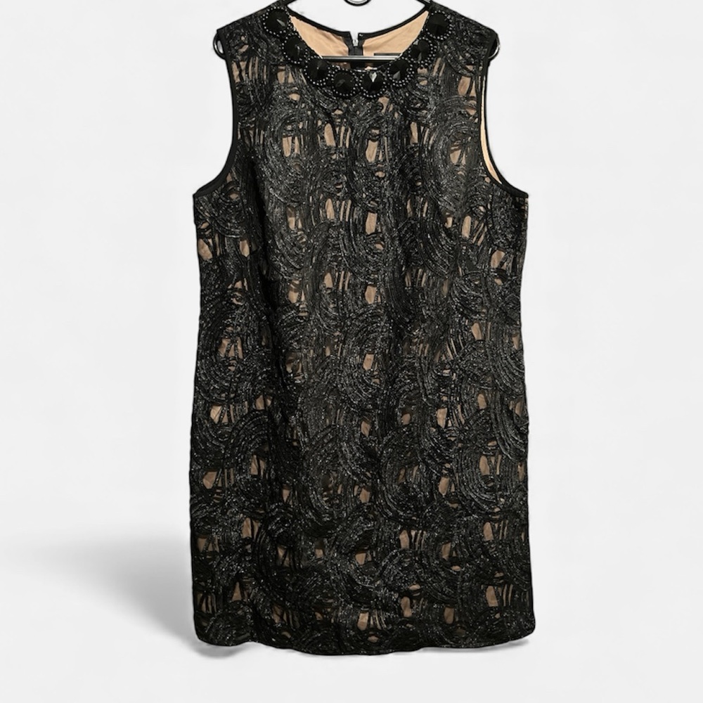 Adrianna Papell Black Lace Dress Size  20W